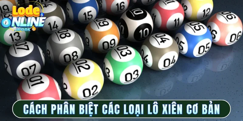  Cách phân biệt các loại lô xiên cơ bản